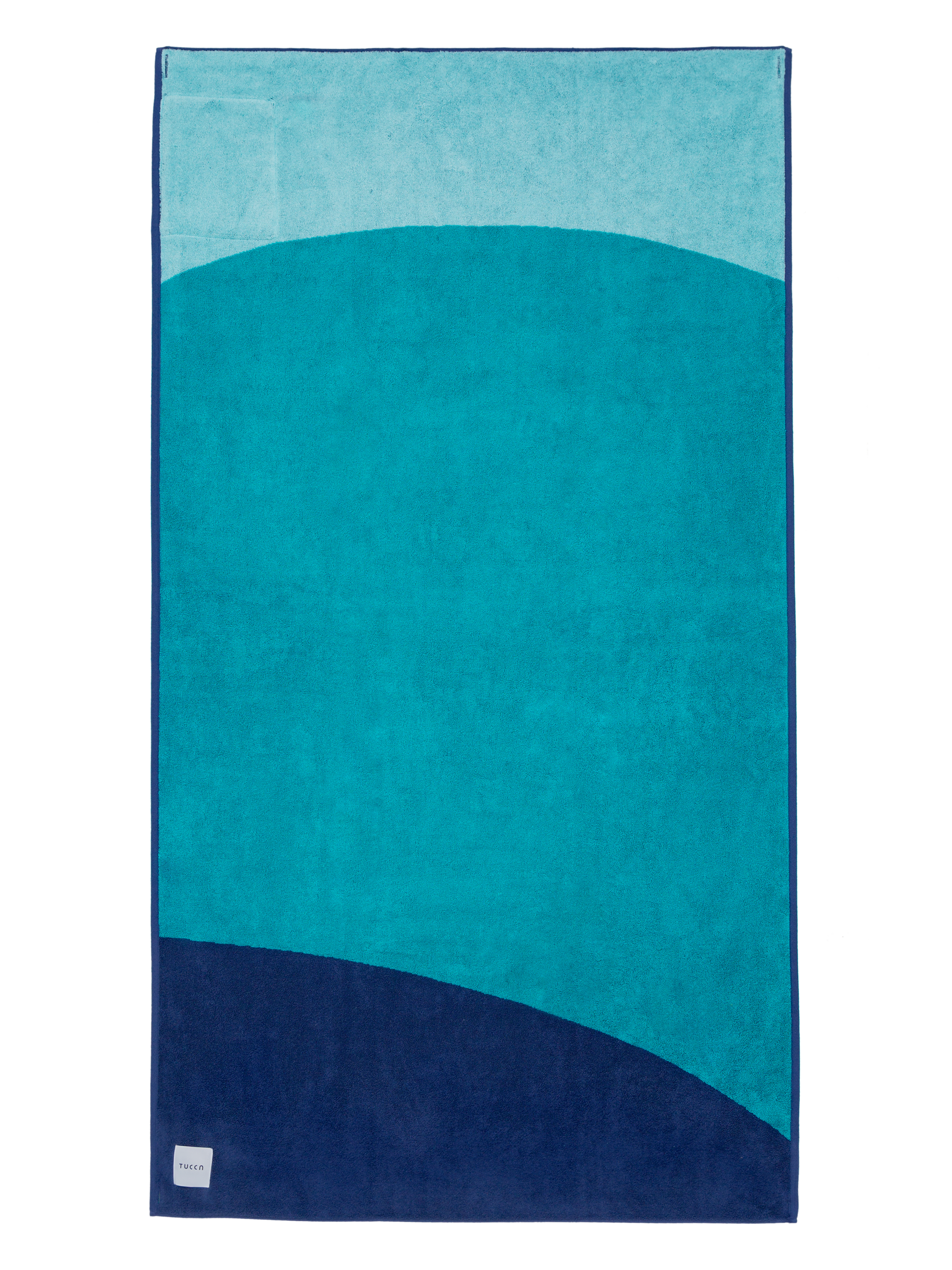 Premium Strandtuch aus 100 % Bio-Baumwolle mit Verbindungsfunktion – Tucca Swell