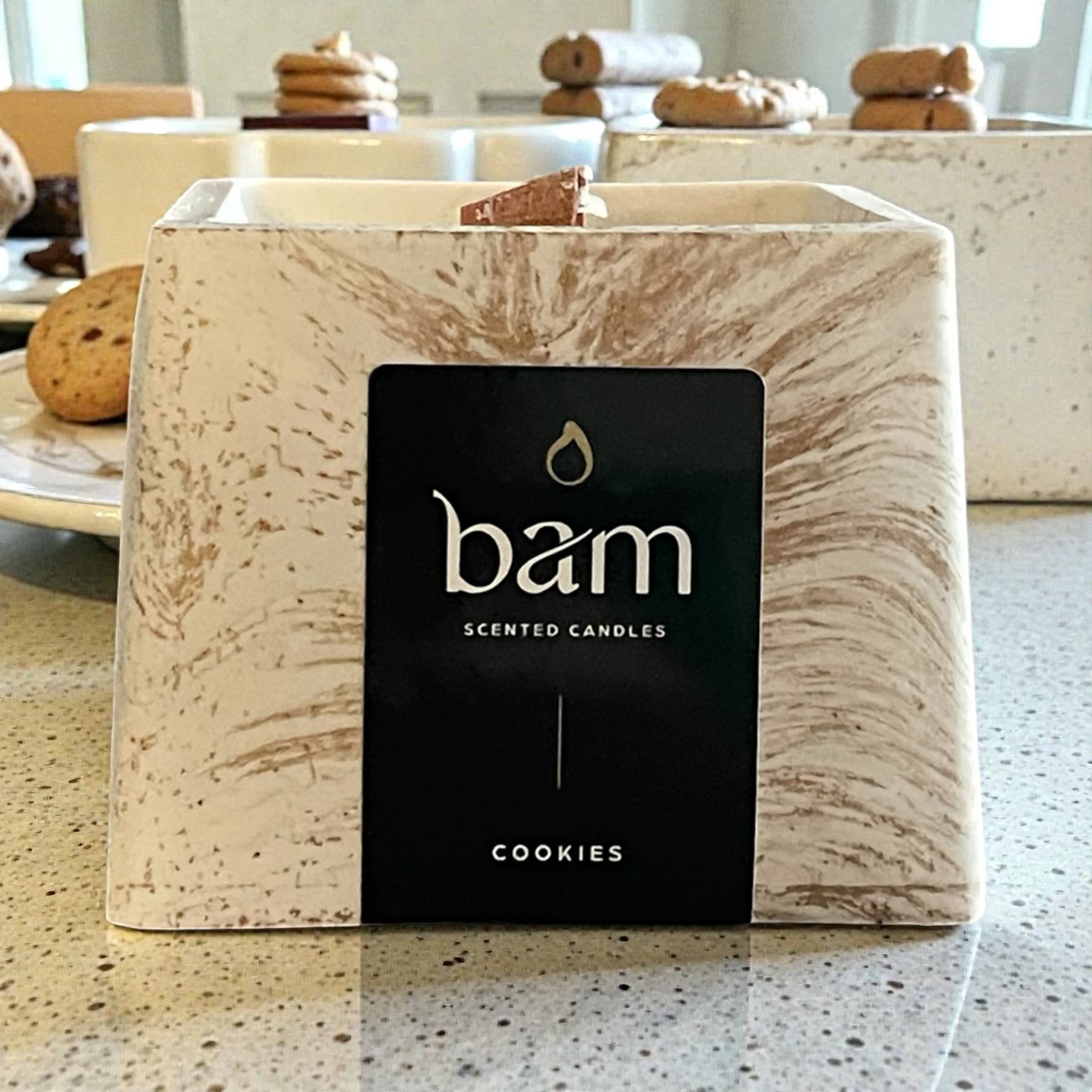 BAM - COOKIES Duftkerze - SQUARE Kollektion