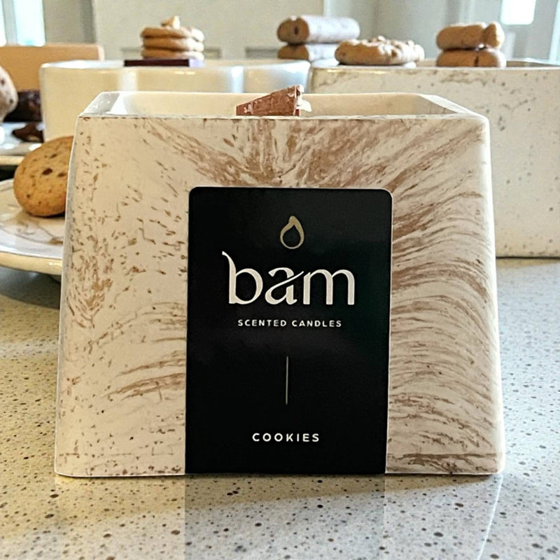 BAM - COOKIES Duftkerze - SQUARE Kollektion
