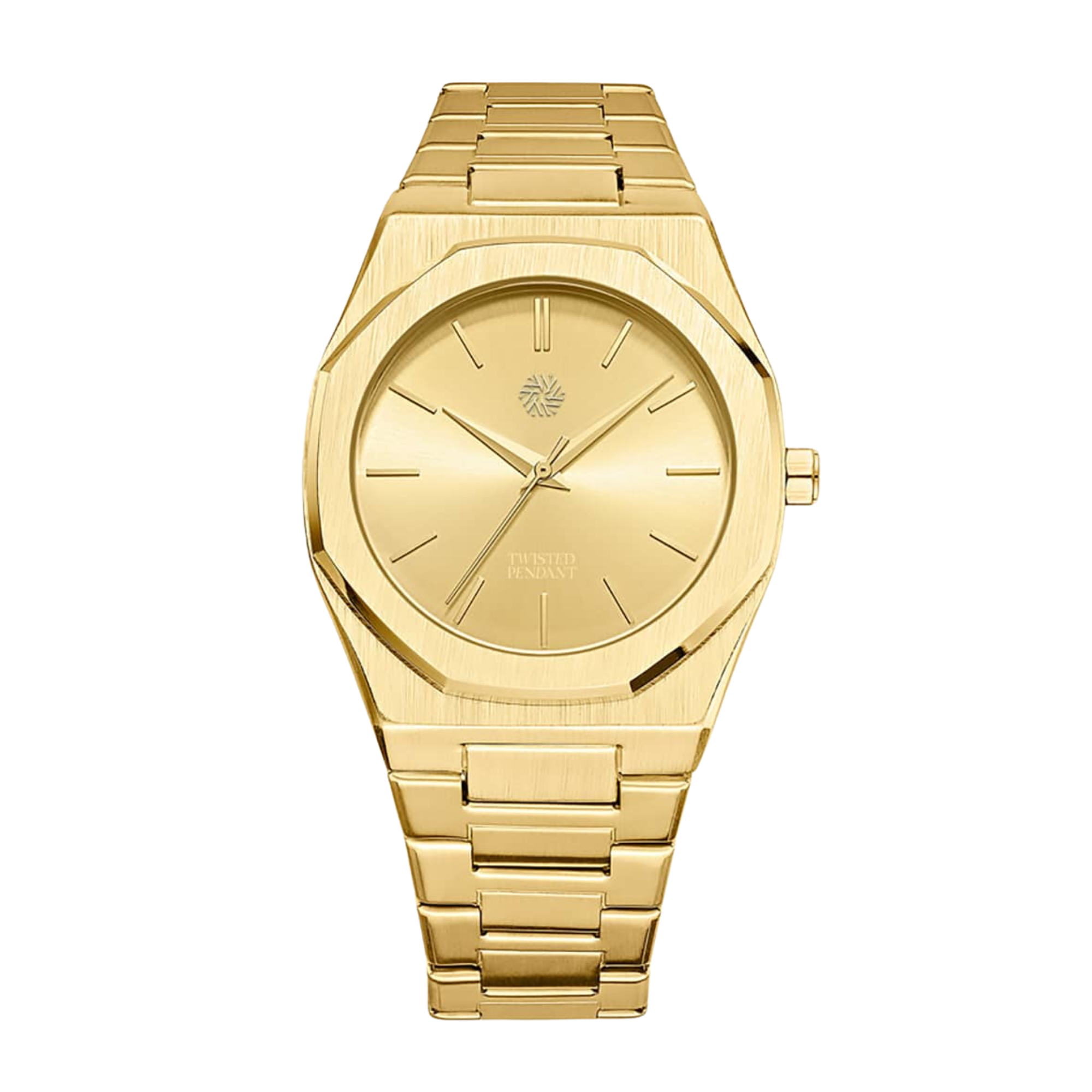 Goldene Edelstahl-Uhr · 40 mm