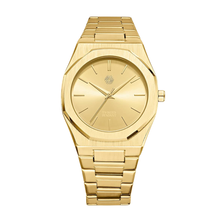 Goldene Edelstahl-Uhr · 40 mm