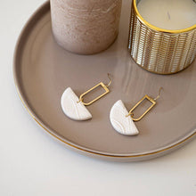Rome - Ohrringe aus Polymer Clay mit 18k vergoldeten Edelstahlteilen