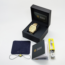 Goldene Edelstahl-Uhr · 40 mm
