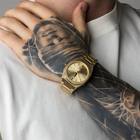 Goldene Edelstahl-Uhr · 40 mm