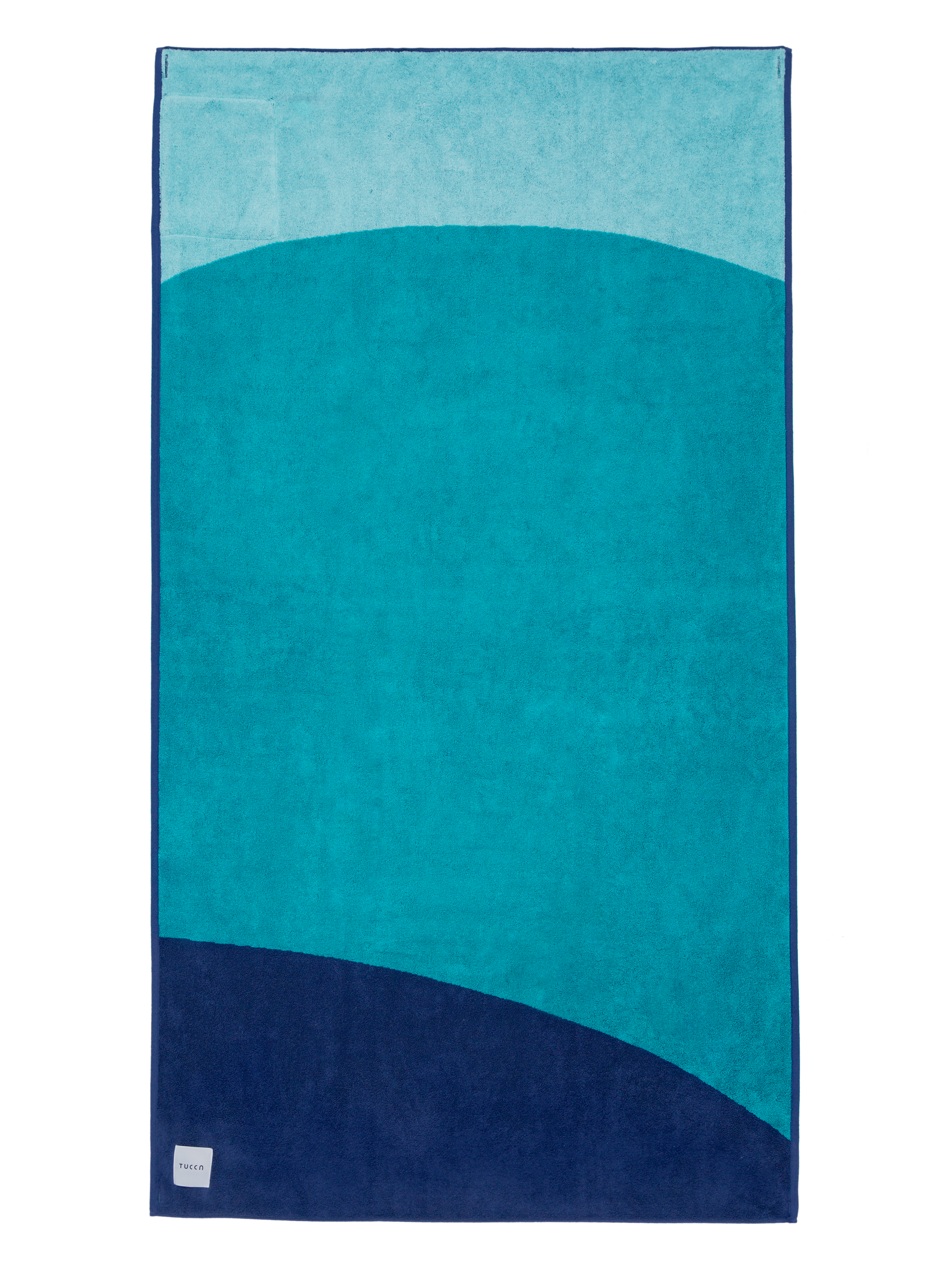 Premium Strandtuch aus 100 % Bio-Baumwolle mit Verbindungsfunktion – Tucca Swell