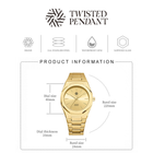 Goldene Edelstahl-Uhr · 40 mm