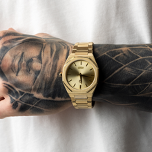 Goldene Edelstahl-Uhr · 40 mm